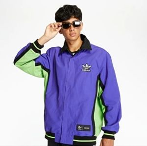 Adidas Originals X Sankuanz DC Reversible Jacket Men's M Black Purple Medium